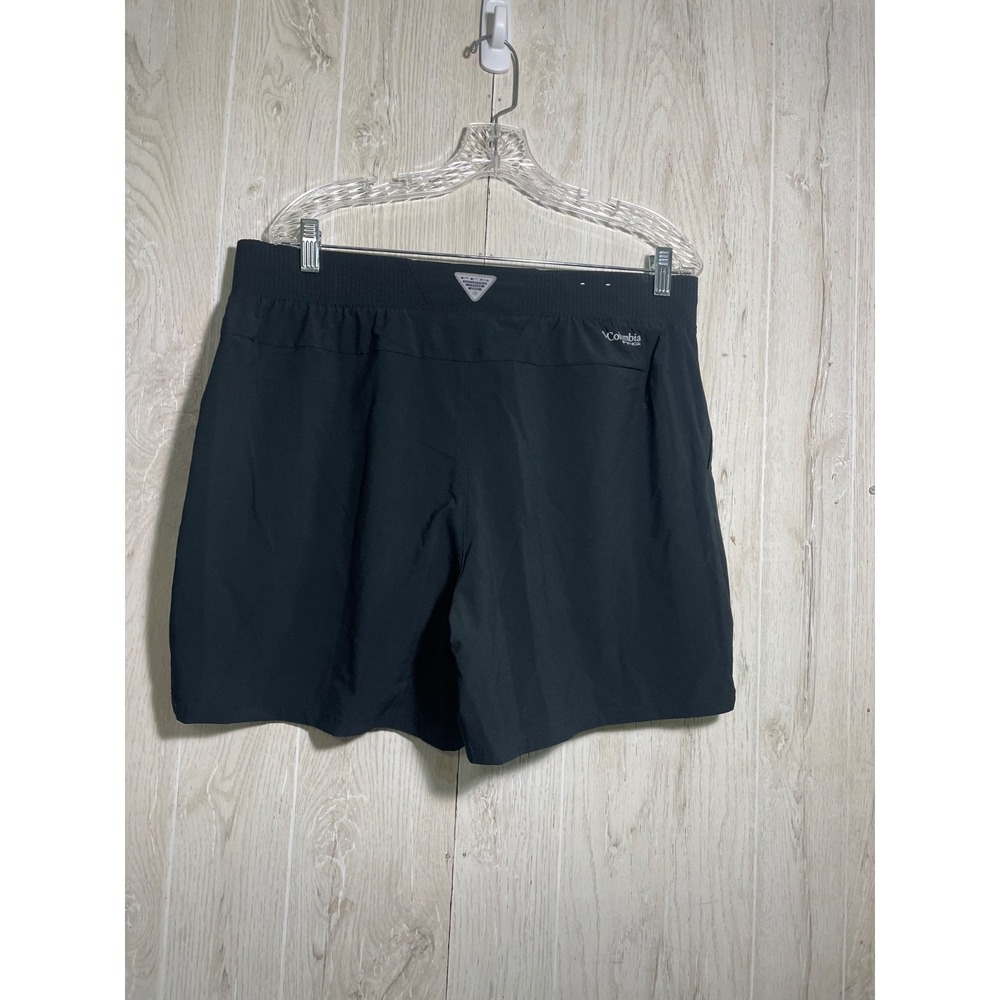 $45 Columbia Women's Black Zip Pocket Pull On Coral Point Li Shorts Size L